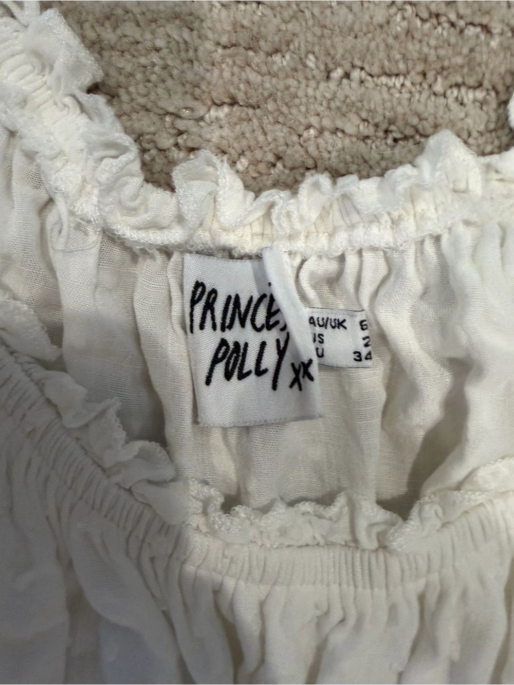 Princess Polly Ruffle Mini romper - Picture 2 of 2